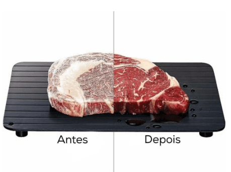 Tábua descongelar carnes